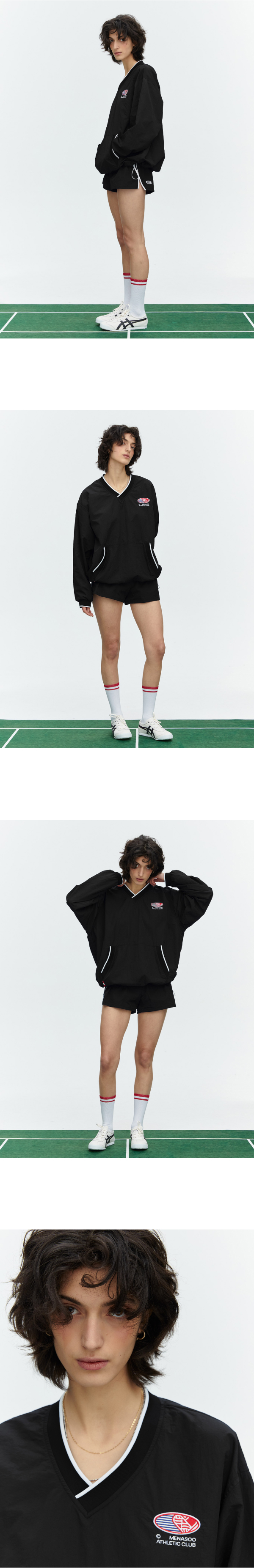 모델 호리존컷 착용 이미지