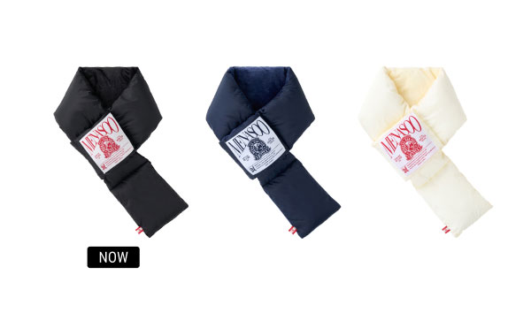 PADDING MUFFLER - 3 COLORS BLACK