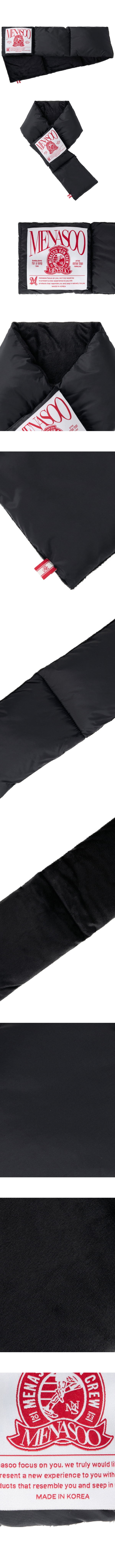 PADDING MUFFLER - 3 COLORS BLACK