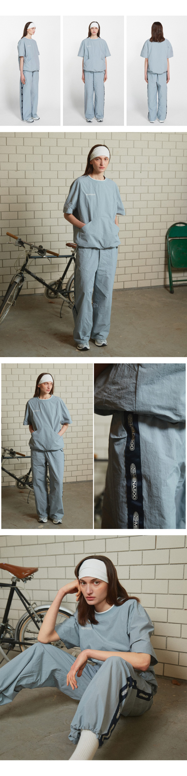 모델 호리존컷 착용 이미지