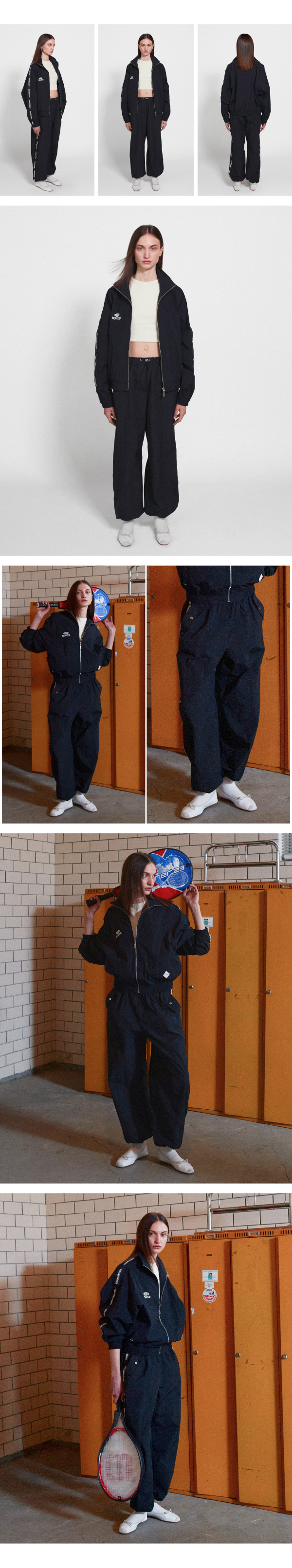 모델 호리존컷 착용 이미지