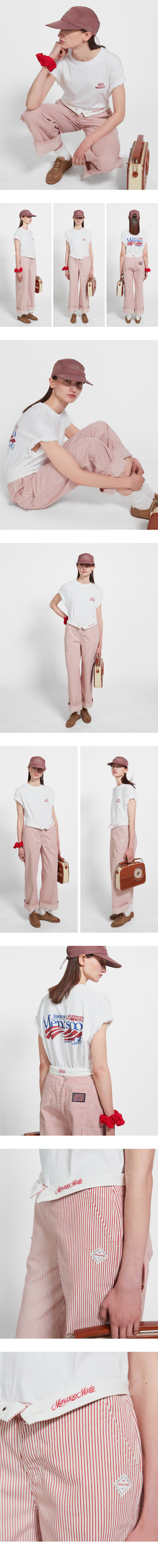 모델 호리존컷 착용 이미지