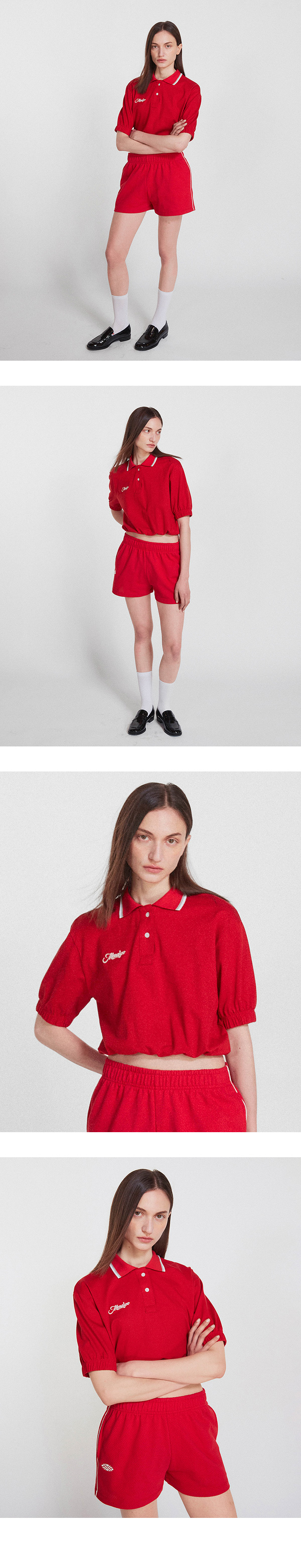 모델 호리존컷 착용 이미지