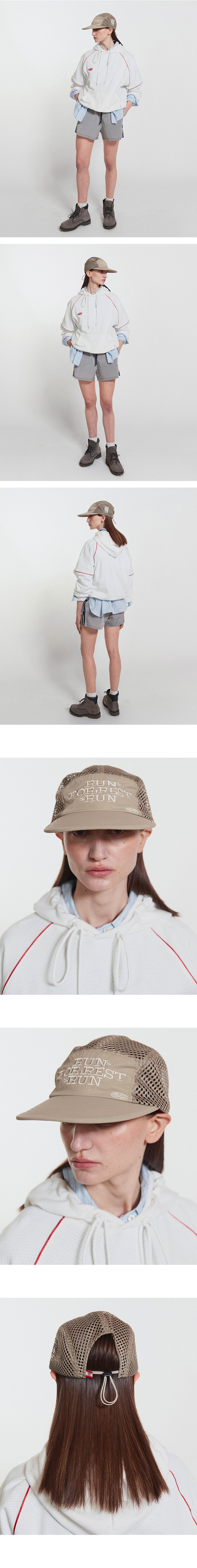 모델 호리존컷 착용 이미지