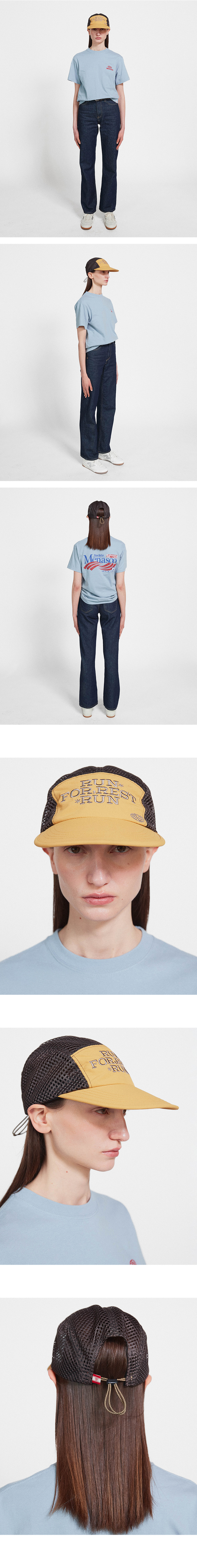 모델 호리존컷 착용 이미지