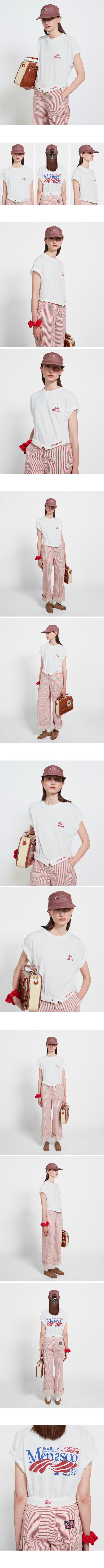 모델 호리존컷 착용 이미지