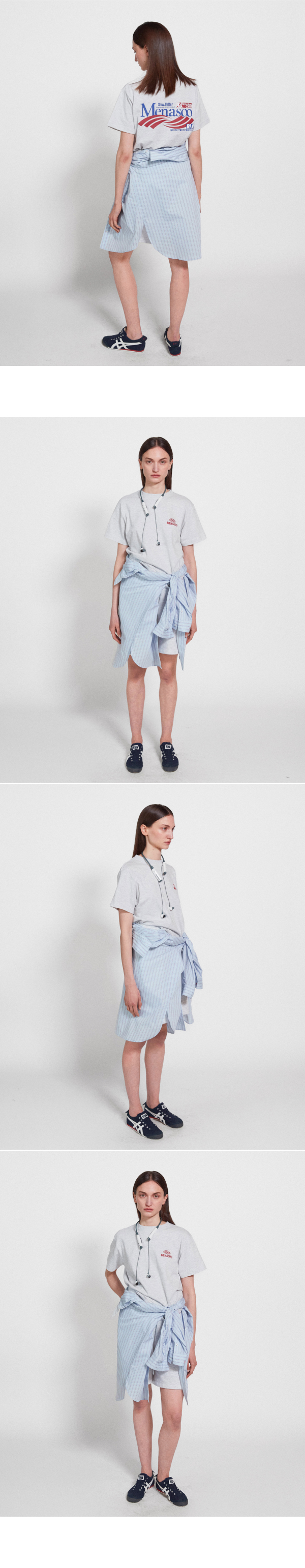 모델 호리존컷 착용 이미지