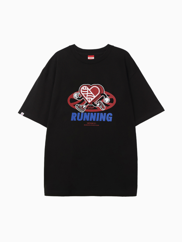 【MENASOO】★人気★トラックハート OVERFIT Tシャツ MUSINSA | MENASOO New Big Hearttrack Graphic T Shirt_Black