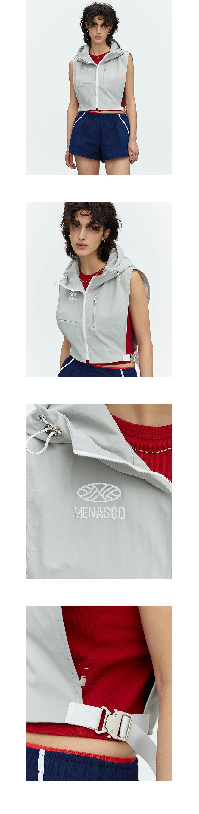 모델 호리존컷 착용 이미지