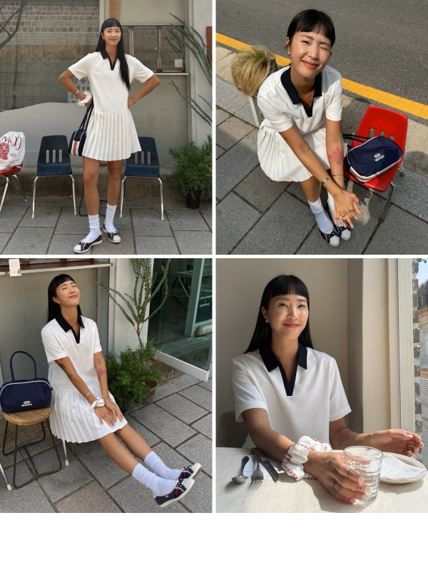 인플루언서 착용 이미지