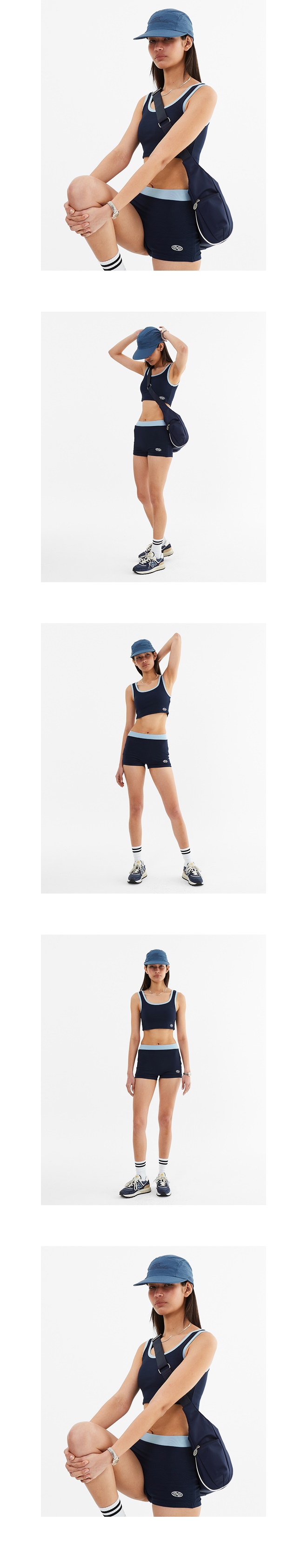 모델 호리존컷 착용 이미지