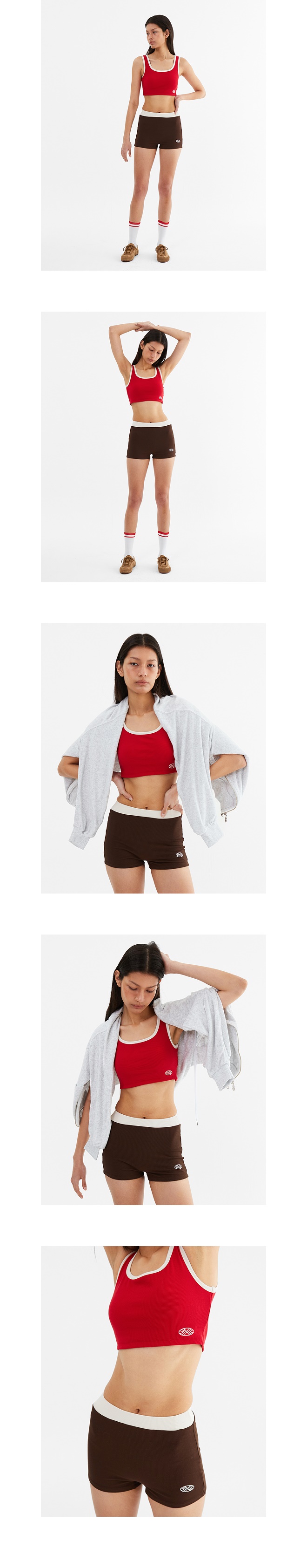 모델 호리존컷 착용 이미지