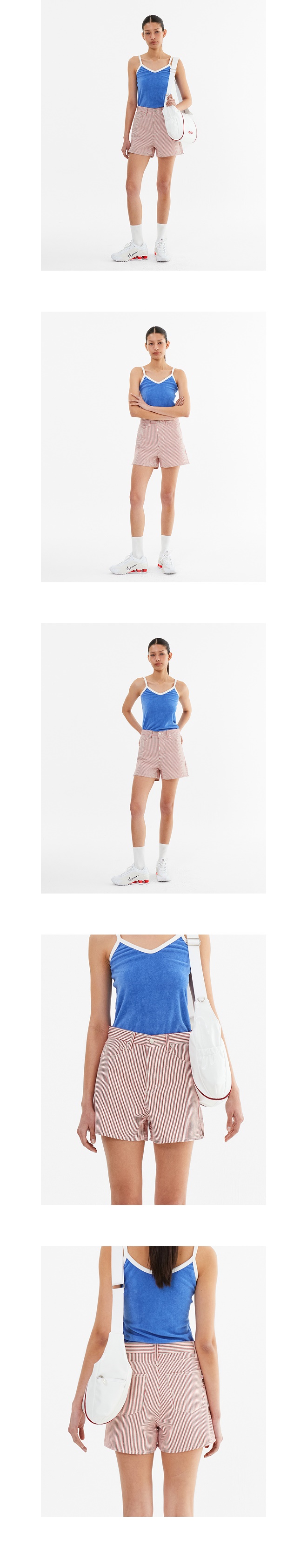 모델 호리존컷 착용 이미지