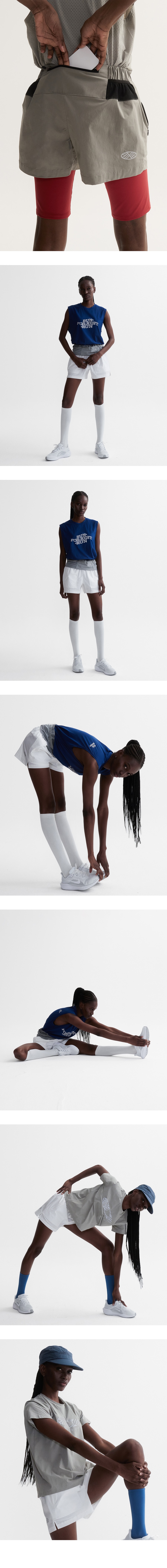 모델 호리존컷 착용 이미지