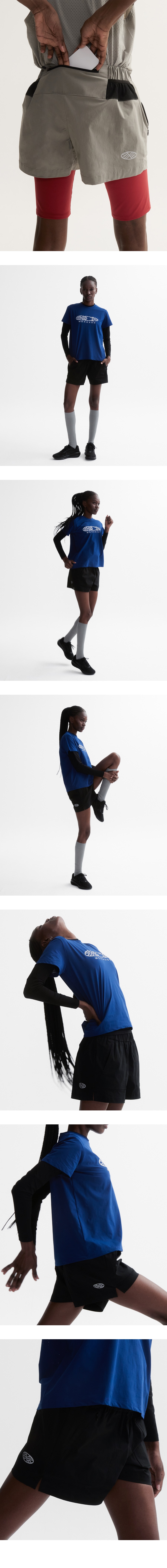 모델 호리존컷 착용 이미지