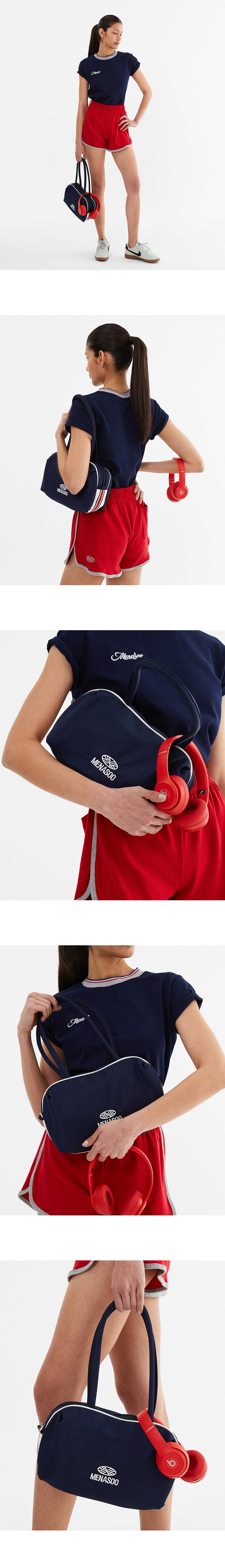 모델 호리존컷 착용 이미지