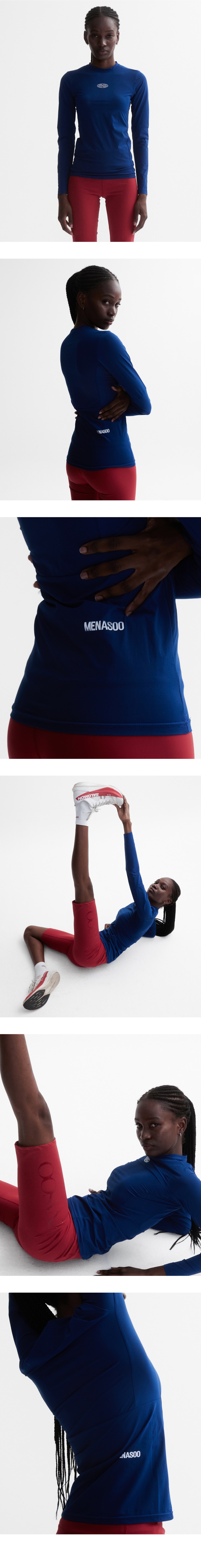 모델 호리존컷 착용 이미지