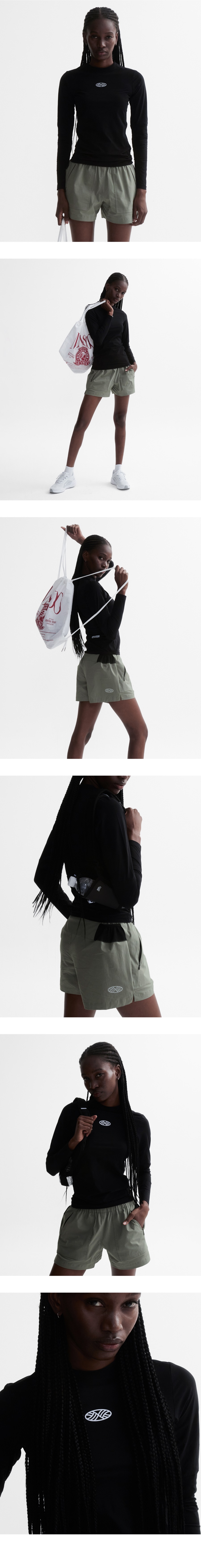 모델 호리존컷 착용 이미지