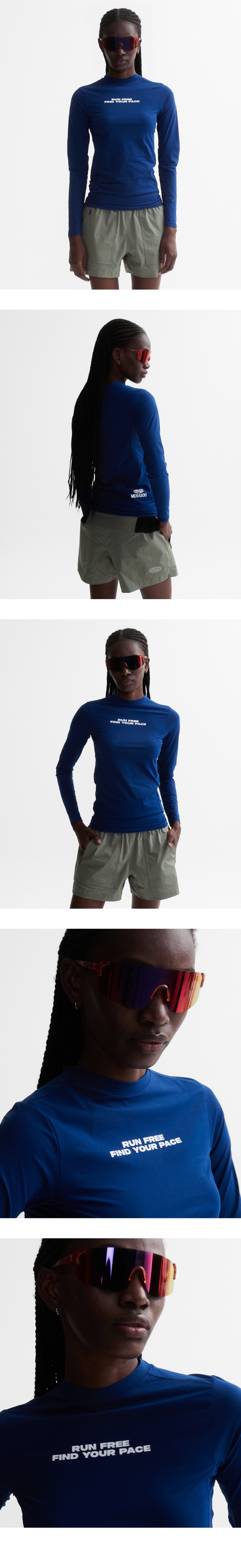 모델 호리존컷 착용 이미지