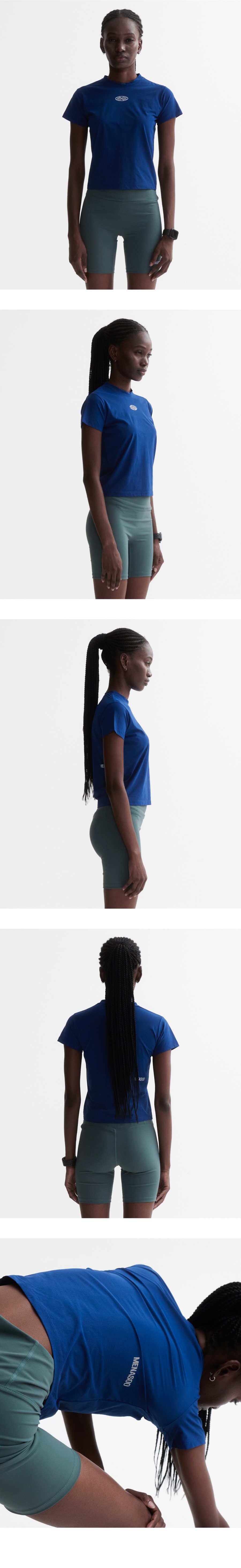 모델 호리존컷 착용 이미지