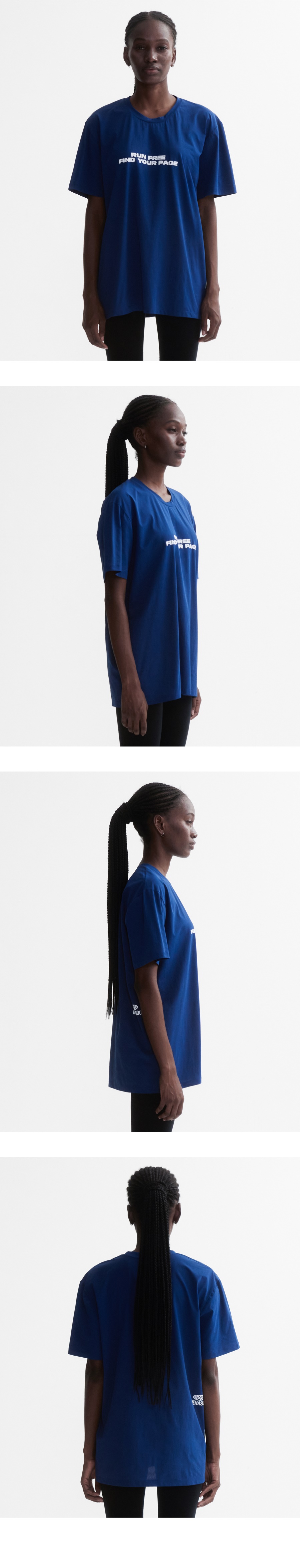 모델 호리존컷 착용 이미지