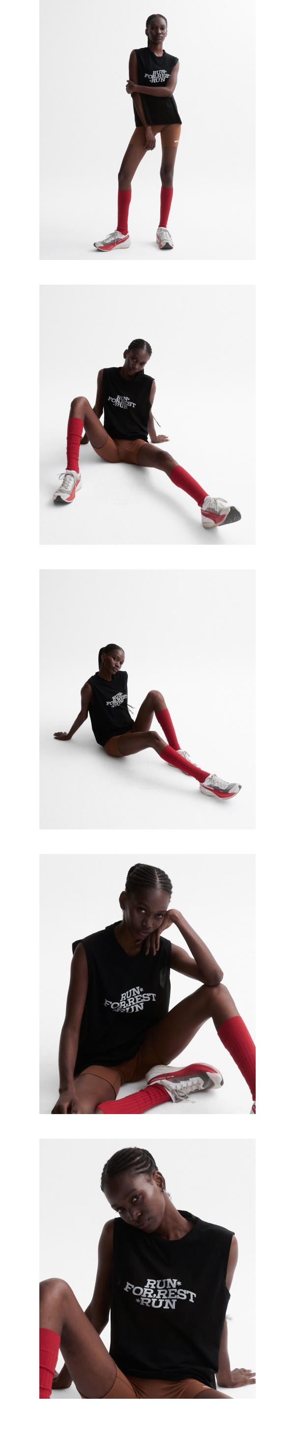 모델 호리존컷 착용 이미지