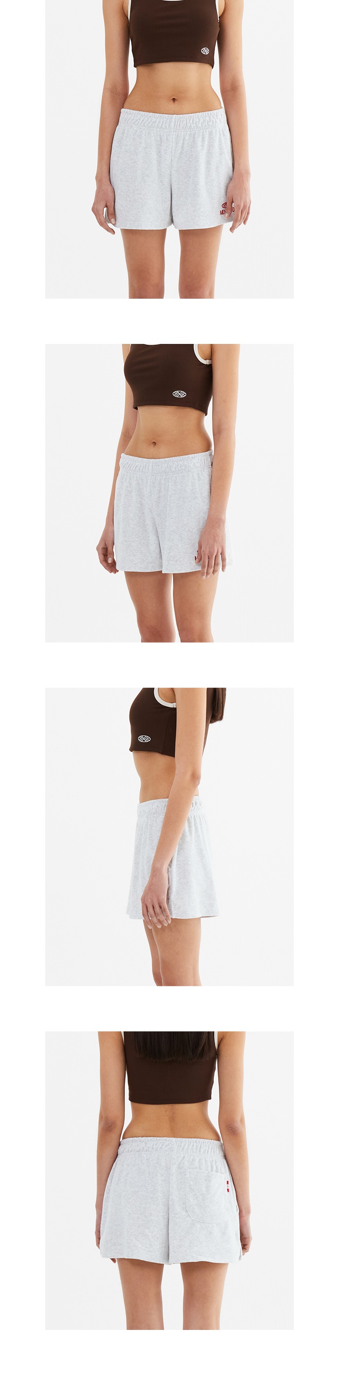 모델 호리존컷 착용 이미지