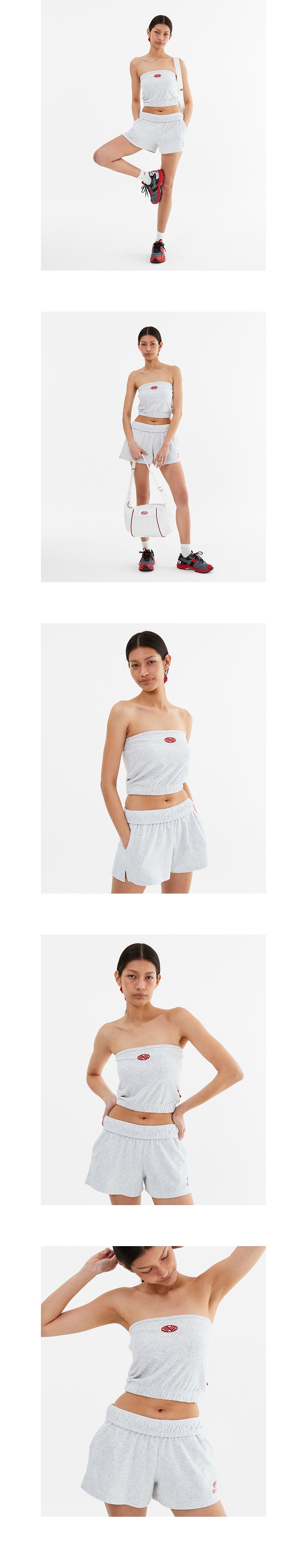 모델 호리존컷 착용 이미지