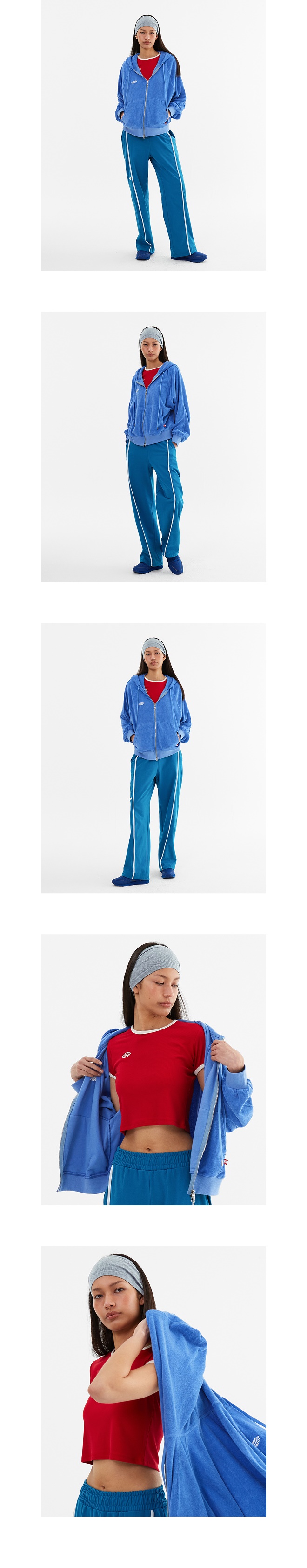 모델 호리존컷 착용 이미지