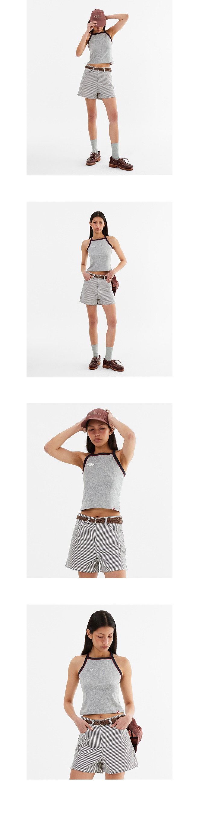 모델 호리존컷 착용 이미지