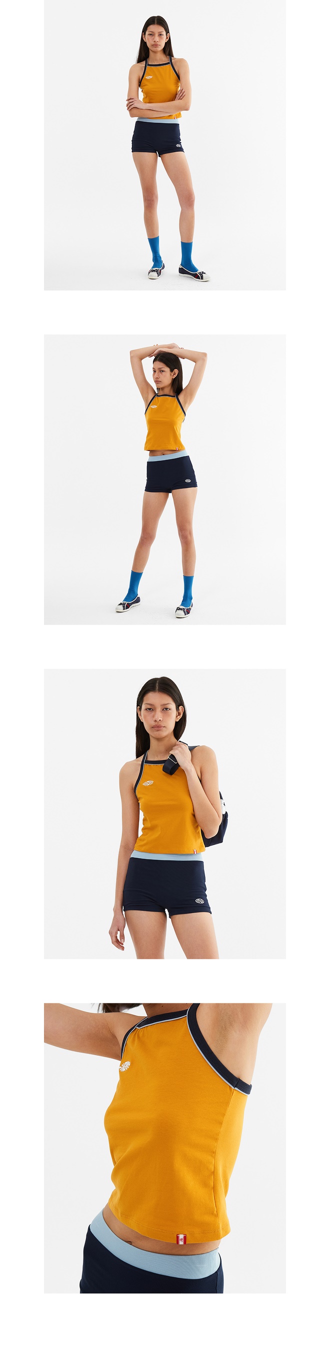 모델 호리존컷 착용 이미지