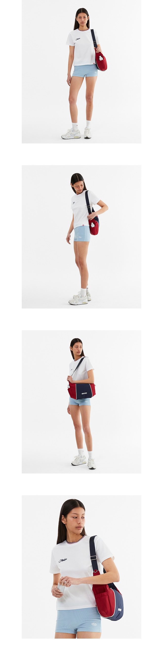 모델 호리존컷 착용 이미지