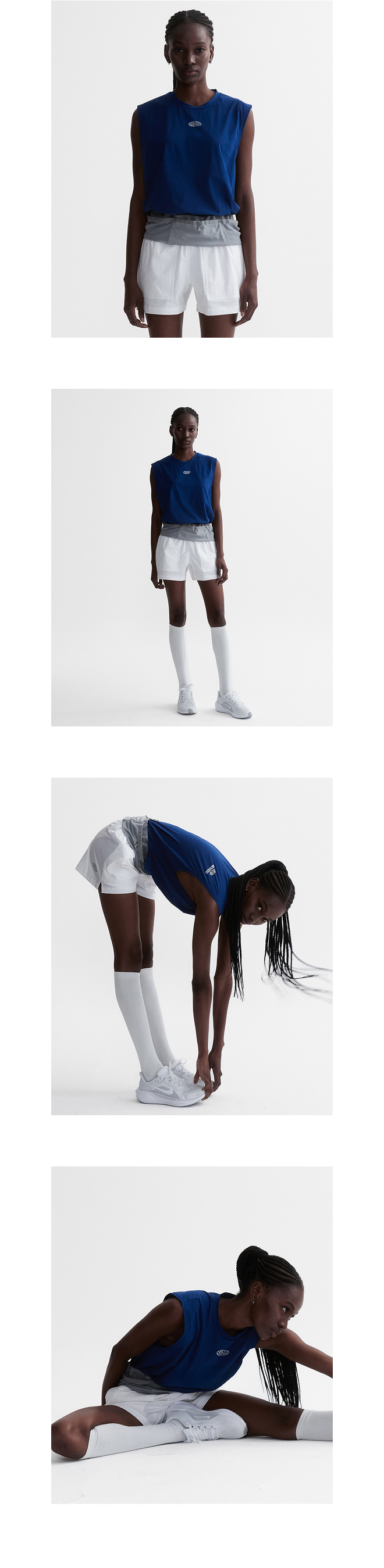 모델 호리존컷 착용 이미지