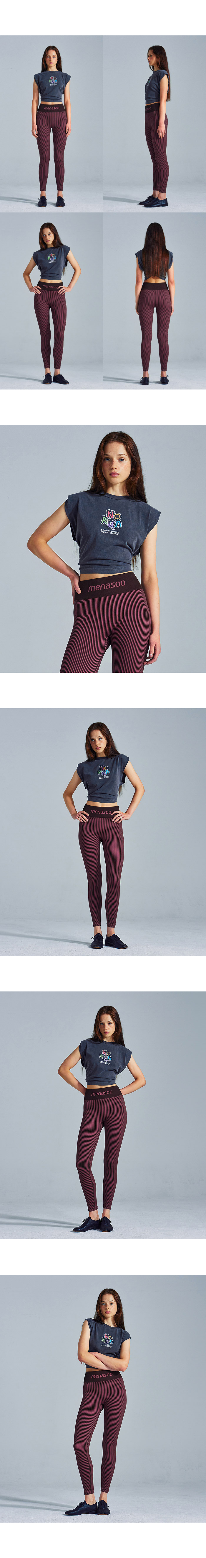 MNS X AMERICAN APPAREL NO RUN SLEEVELESS (OVER-FIT) - 4 COLORS CHARCOAL