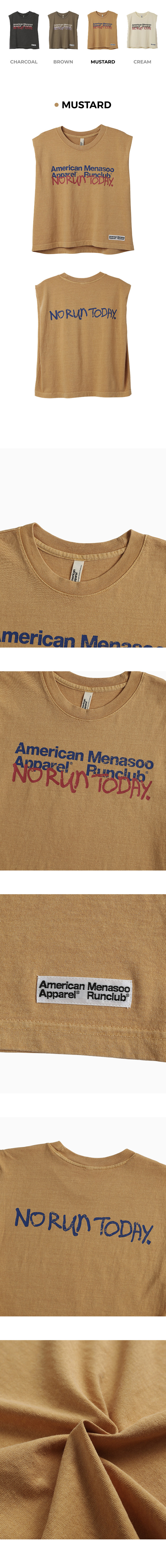 MNS X AMERICAN APPAREL TODAY SLEEVELESS (OVER-FIT) - 4 COLORS AS SHOWN