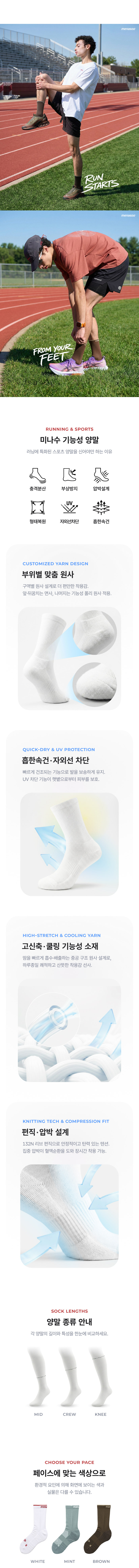 MNS RUN FIT PRO SOCKS - 4 COLORS AS SHOWN