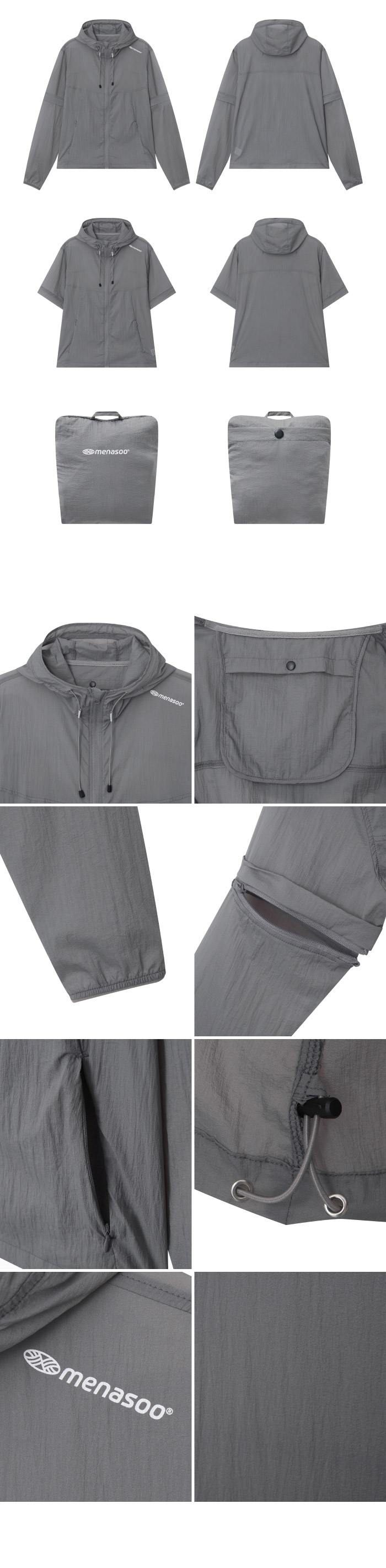 2WAY CONVERTIBLE HOOD JACKET